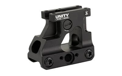 Unity Tactical FAST Micro, Red Dot Mount, 2.26" Optical Height, Compatible with MRO/MRO-HD Footprint, Anodized Finish, Black