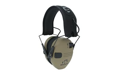 Walker's Razor Compact, Electronic Earmuff, Optimized for Smaller Head Sizes, Flat Dark Earth