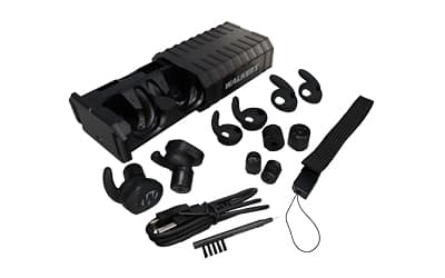 Walker's Restrictor, Electronic Ear Buds, Bluetooth, Matte Finish, Black