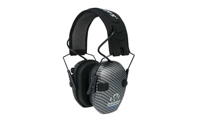 Walker's Razor X-TRM, Electronic Earmuff, Cool Mesh Headband, Comfort GEL Earpads, Black