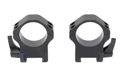 Warne Maxima Horizontal Quick Disconnect Ring, Fits 30MM Optics, High Height, Steel Construction, Matte Finish, Black