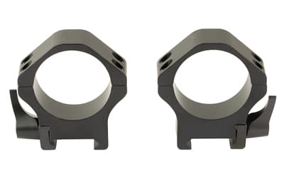 Warne Maxima Horizontal Quick Disconnect Ring, Fits 34MM Optics, Medium Height, Steel Construction, Matte Finish, Black