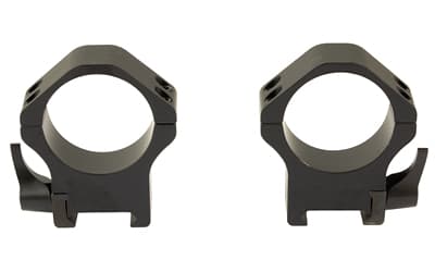 Warne Maxima Horizontal Quick Disconnect Ring, Fits 34MM Optics, High Height, Steel Construction, Matte Finish, Black