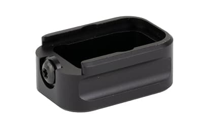 Warne Magazine Extension, Fits Glock 17/22, 9MM/.40 S&W, +3/+2, Black