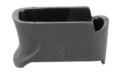 X-GRIP Mag Spacer, Black, Adapts the ETS 9Rd 9MM Magazines for Use in the Glock 43, Compatible with 9Rd ETS Magazines Only