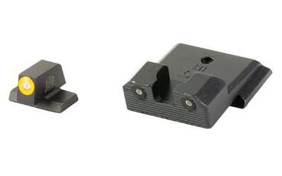 XS Sights R3D 2.0, Tritium Night Sight, Fits S&W M&P Shield OR, Orange Front Outline, Green Tritium Front/Rear