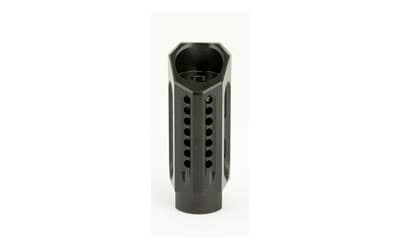 Yankee Hill Machine Co Slant Brake/Compensator, Muzzle Brake, 5.56 NATO, Black, 1/2X28, Fits AR-15