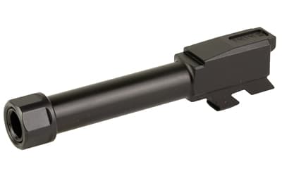 Zaffiri Precision Pistol Barrel, 9MM, 3.9", Threaded, Fits Glock 43, Nitride Finish, Black