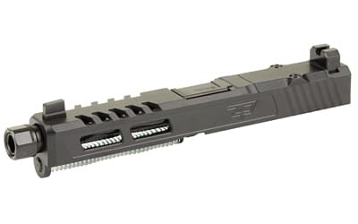 Zaffiri Precision ZPS.2 Complete Slide, Fits GLOCK 17 Gen 3, Threaded Barrel, Cerakote Finish, Black, RMR Optic Cut