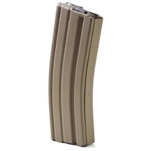 ASC AR Family Rifle Magazine Black Follower Dark Earth Stainless Steel .223 Remington 30/rd