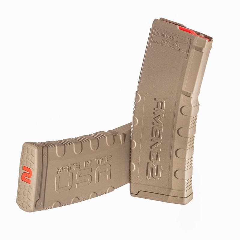 Amend2 AR-15 Polymer Magazine MOD-2 Model 223/556 - 30/rd FDE