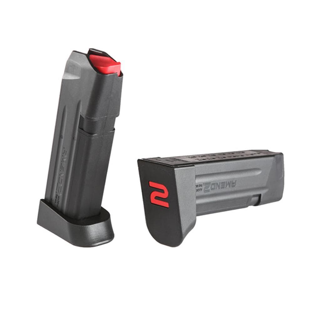 Amend2 A2-19 Polymer Handgun Magazine Black for Glock 19 9mm Luger 15/rd