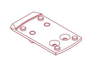 ZRO Delta MODULUS Mounting Plate - SHIELD