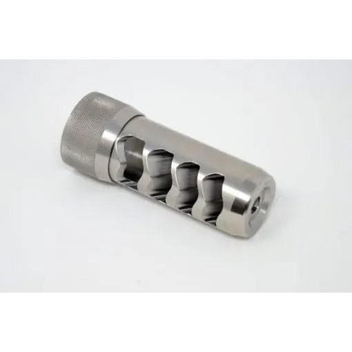 Area 419 Sidewinder Magnum Self Timing Muzzle Brake 6.5mm Raw Stainless 5/8-24