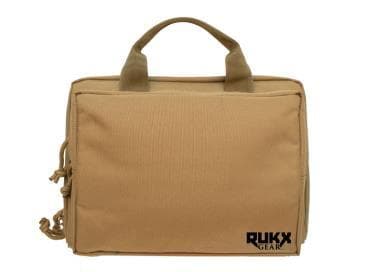 ATI Double Pistol Case Tan Rukx Gear