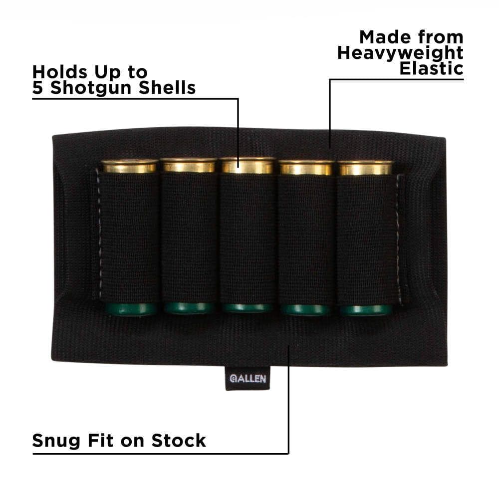 Allen Company Buttstock Shotgun 5 Shell Holder