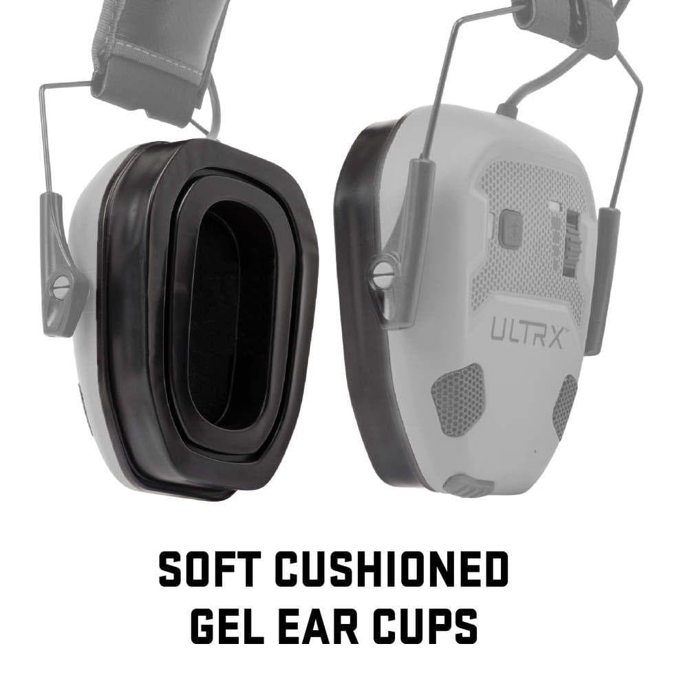 Allen ULTRX Gel Ear Cup Replacement Pads Black 1 Pair