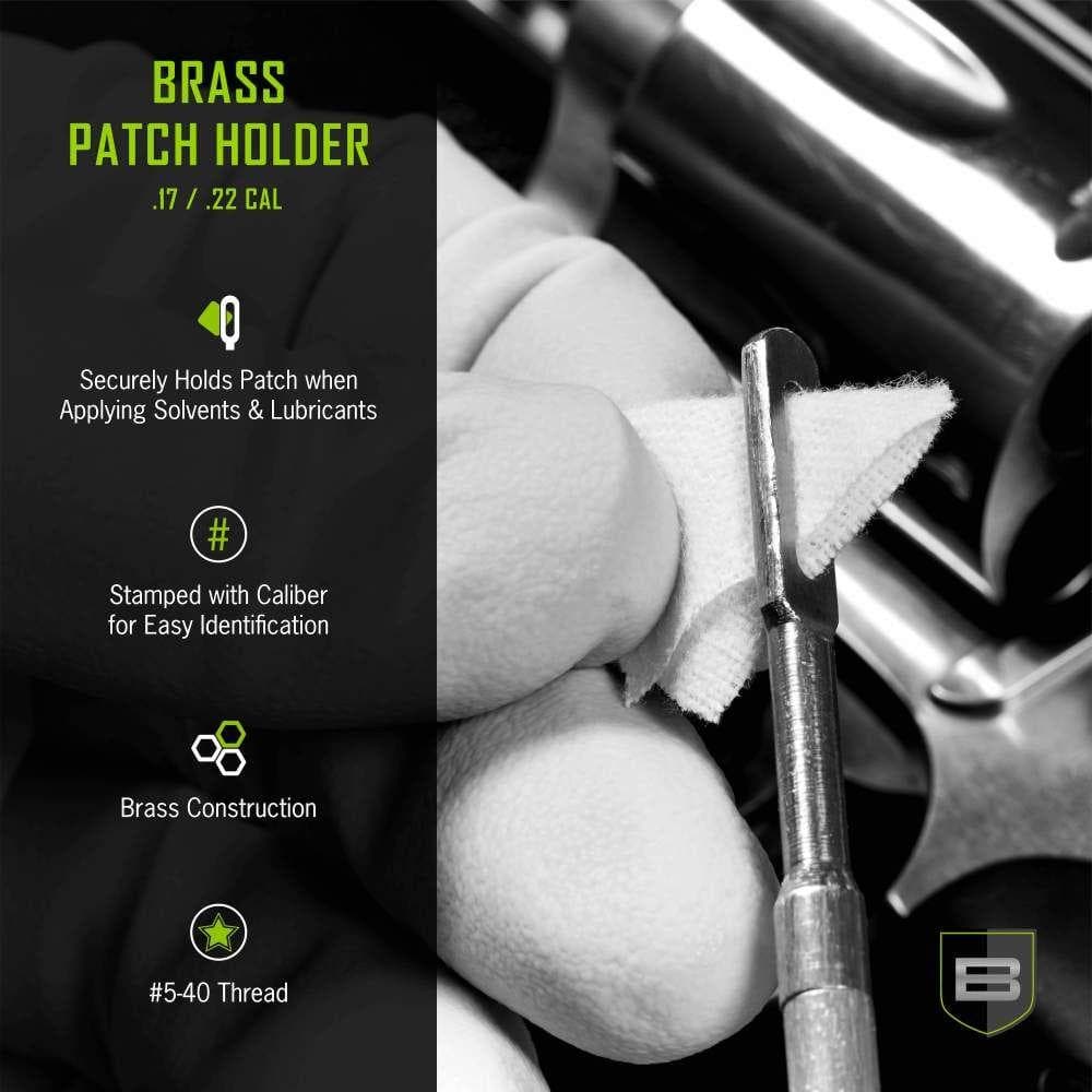 Breakthrough Clean Technologies Brass Patch Holder .17 Cal