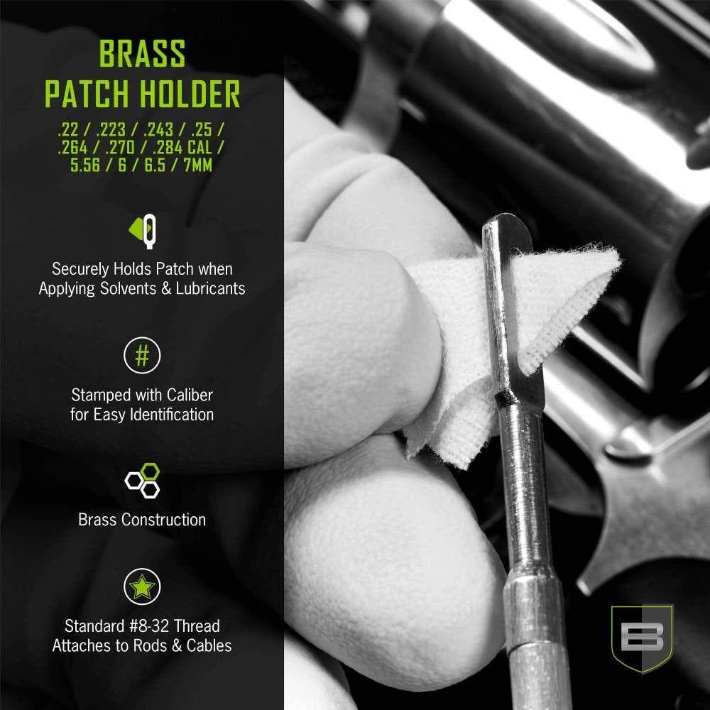Breakthrough Clean Technologies Brass Patch Holder .22-.45 Cal