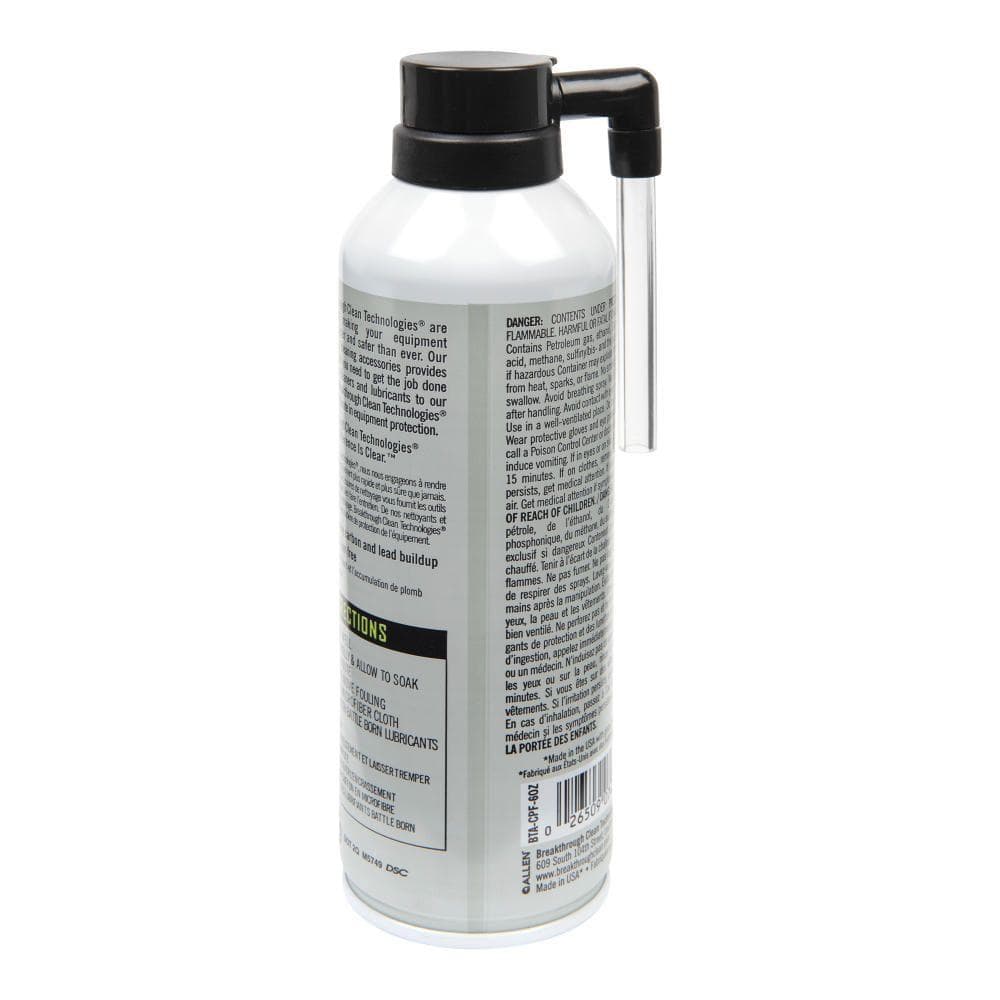 Breakthrough Clean Technologies Foaming Bore Cleaner 6 oz Clear Aerosol