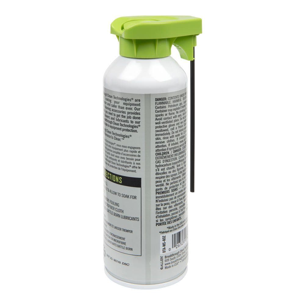 Breakthrough Clean Technologies Military Grade Solvent 6 oz Aerosol