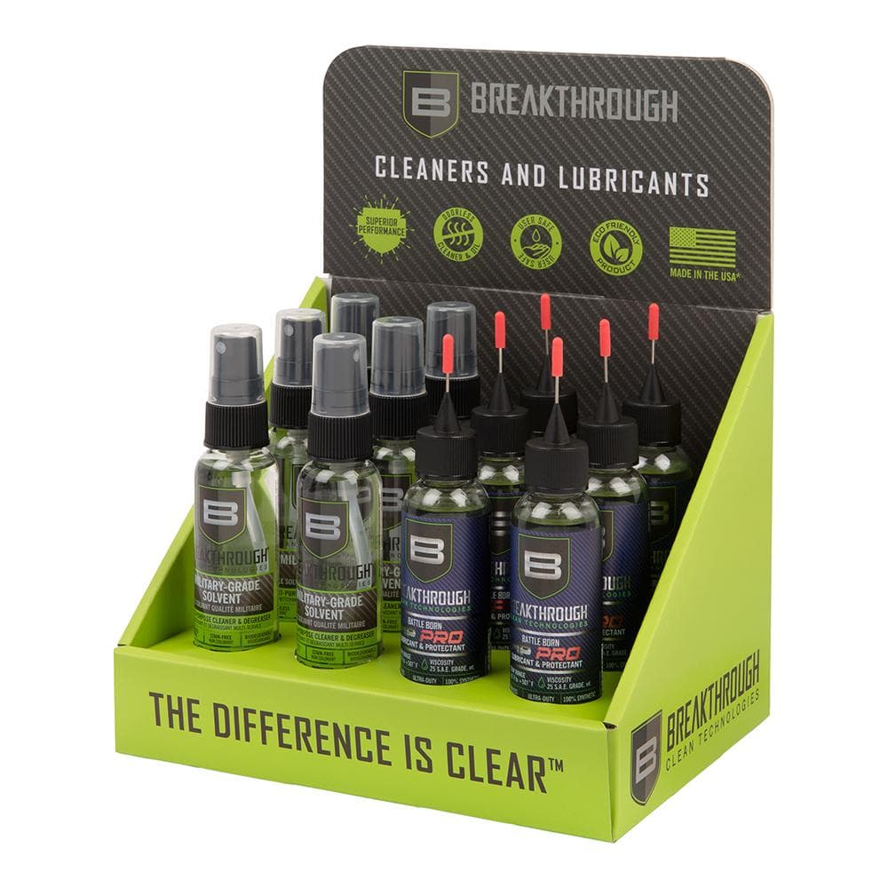 Allen Breakthrough Clean Technologies Cleaner and Lubricant Mini 12 Pack Display