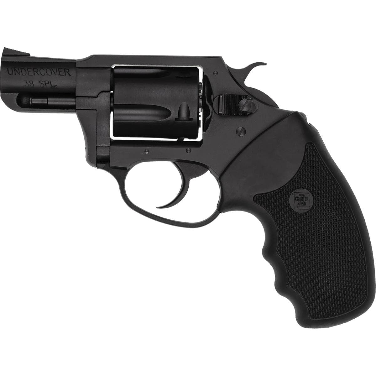 Charter Arms Undercover Full Size Handgun .38 Spl 5/rd Capacity 2" Barrel Black