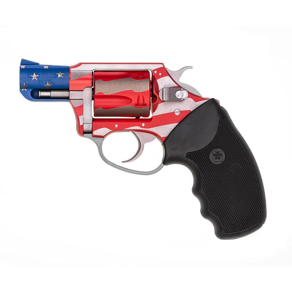 Charter Arms Old Glory Handgun .38 Spl 5rd Capacity 2" Barrel Red/White/Blue Finish