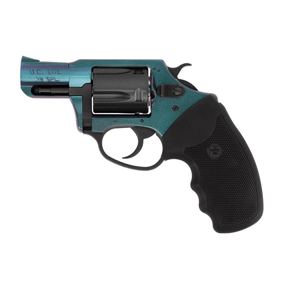 Charter Arms Undercover Chameleon .38 Spl 5rd Capacity 2" Barrel Blue-Green Frame Black Cylinder Full Grip