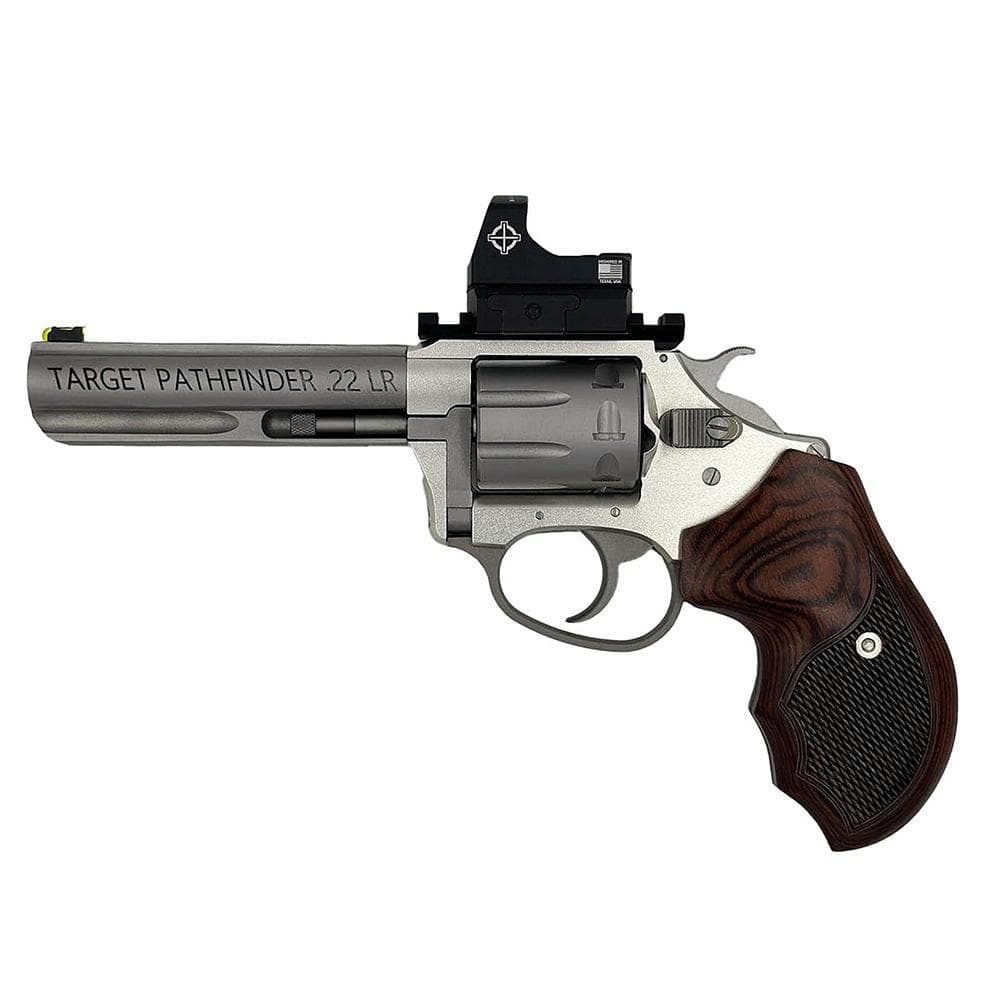 Charter Arms Target Pathfinder Handgun .22 LR 8rd Capacity 4.2" Barrel Black