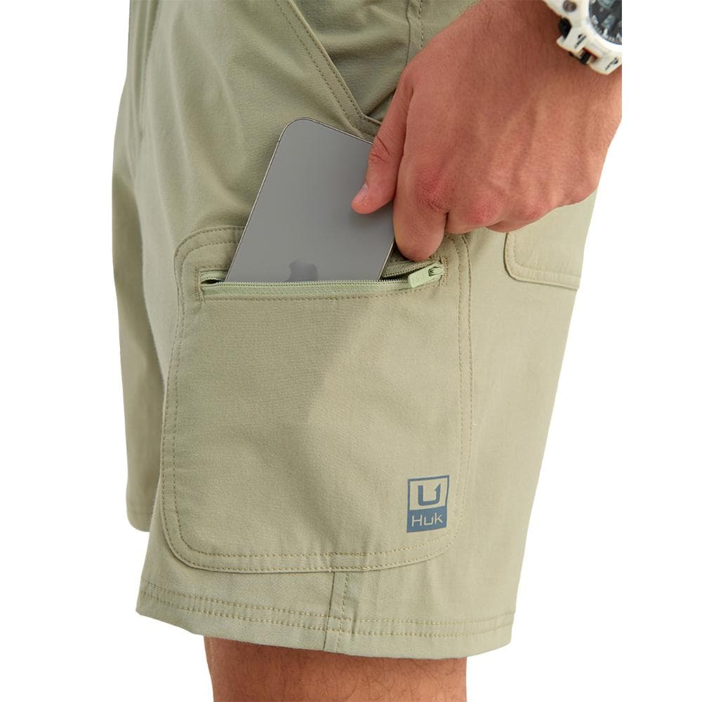 Huk Next Level 7" Shorts Seagrass M
