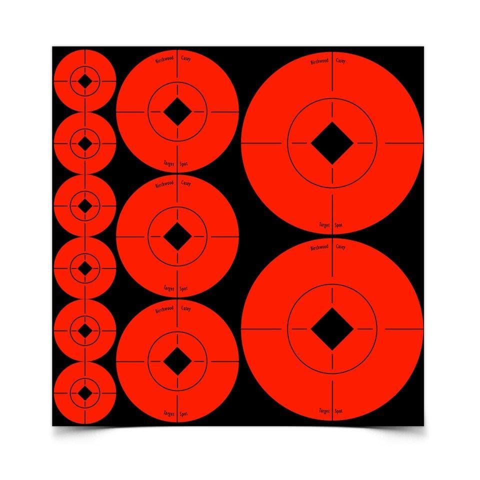 Birchwood Casey Adhesive Target Spots 1"/2"/3" 60/30/20/ct