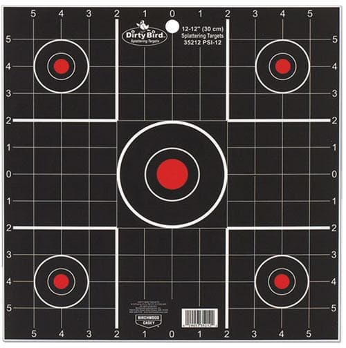 Birchwood Casey Dirty Bird Sight-In Target - 12" 12/Pack