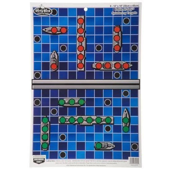 Birchwood Casey Dirty Bird Battle at Sea Game Target - 12" X 18" 8/Pack