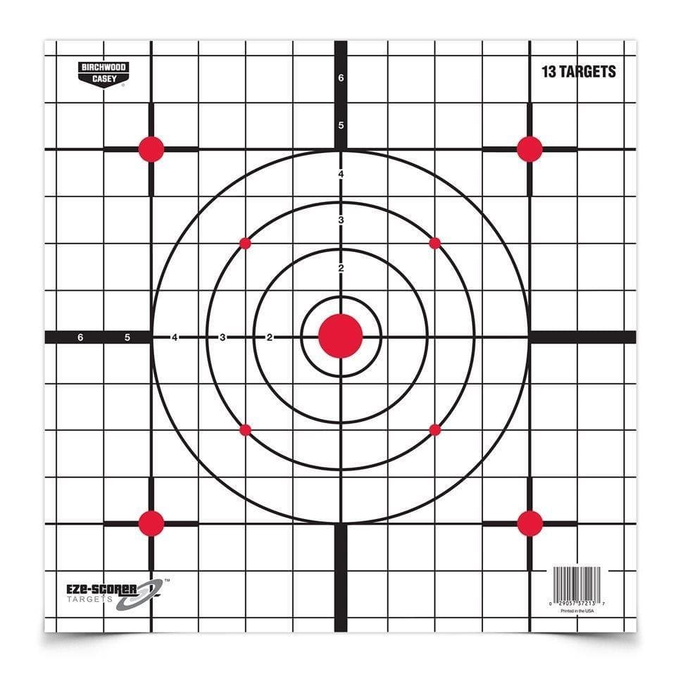 Birchwood Casey Eze-Scorer Targets Paper Targets 12" Sight-In (13-Pack)