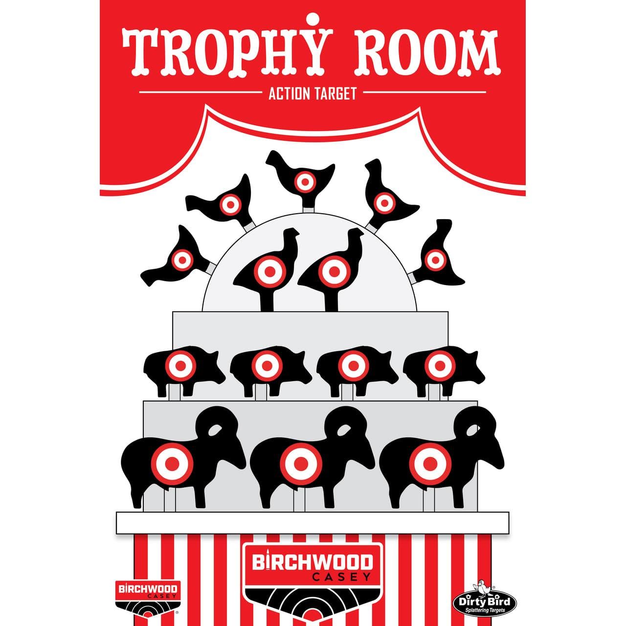 Birchwood Casey Dirty Bird "Trophy Room" Target 12"x18" 6/ct