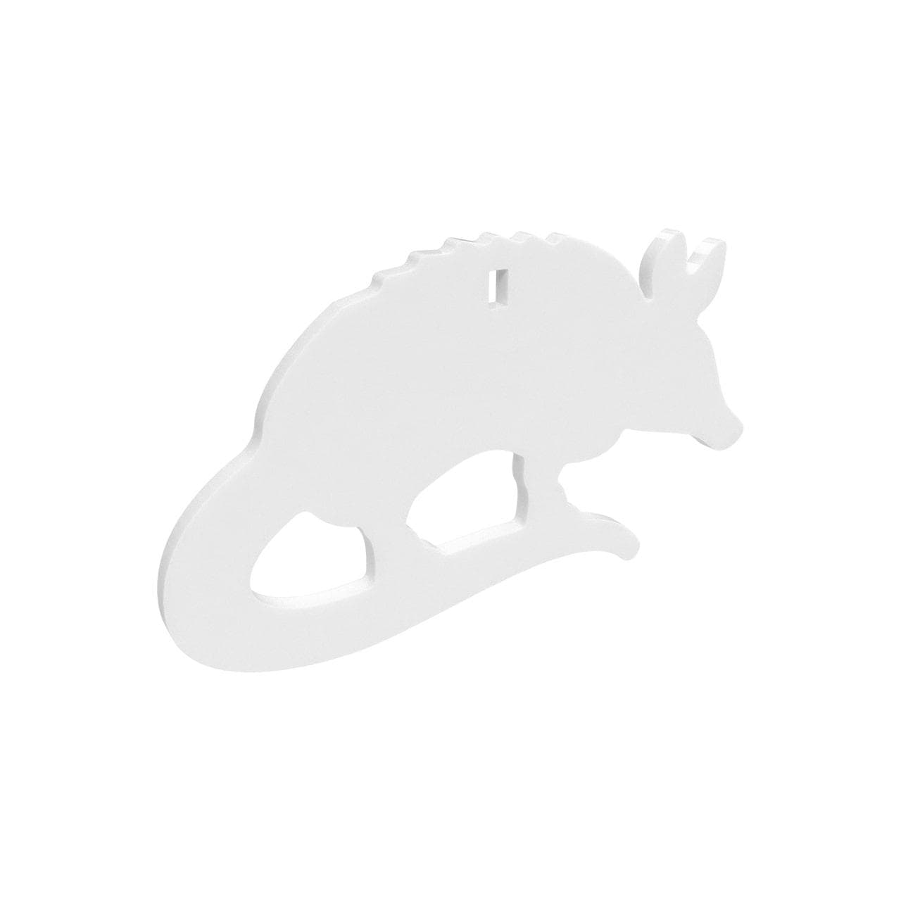 Birchwood Casey AR500 3/8" Steel 1 Hole Animal Silhouette Target - Armadillo 1/ct