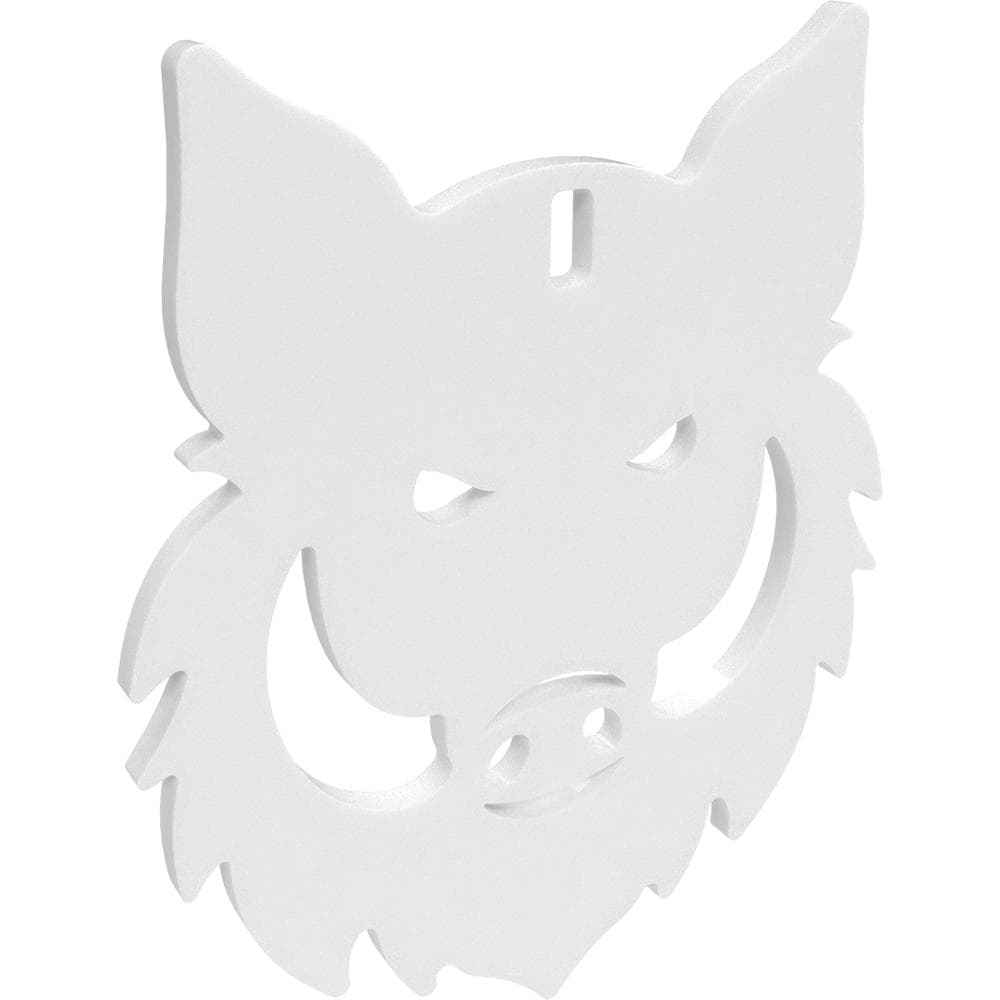 Birchwood Casey AR500 3/8" Steel 1 Hole Animal Silhouette Target Boar's Head 1/ct