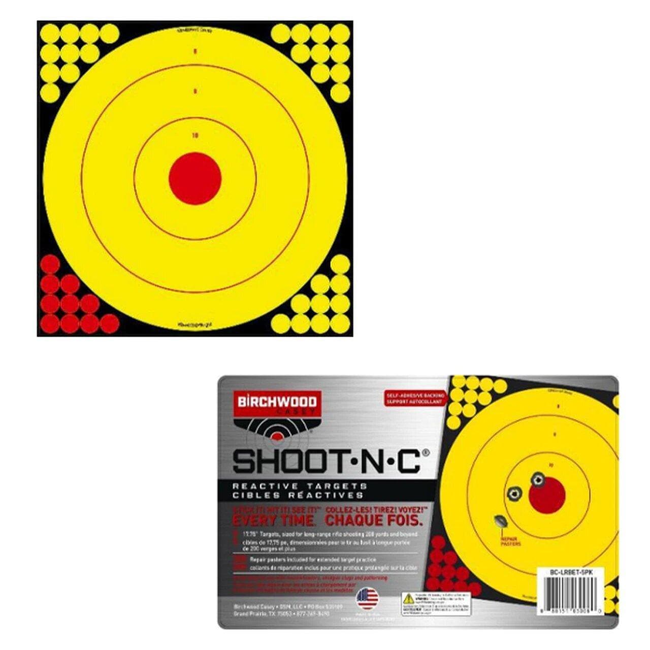 Birchwood Casey Longrange Bullseye Target - 5/ct