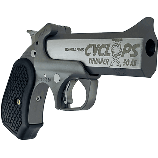 Bond Arms Cyclops Handgun .50 AE Single Shot 4.25" Barrel Black
