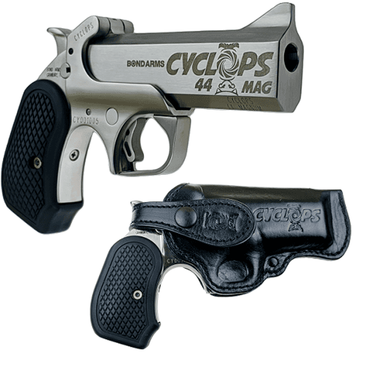 Bond Arms Cyclops Satin Package Handgun .44 Mag Single Shot 4.25" Barrel Satin with Holster