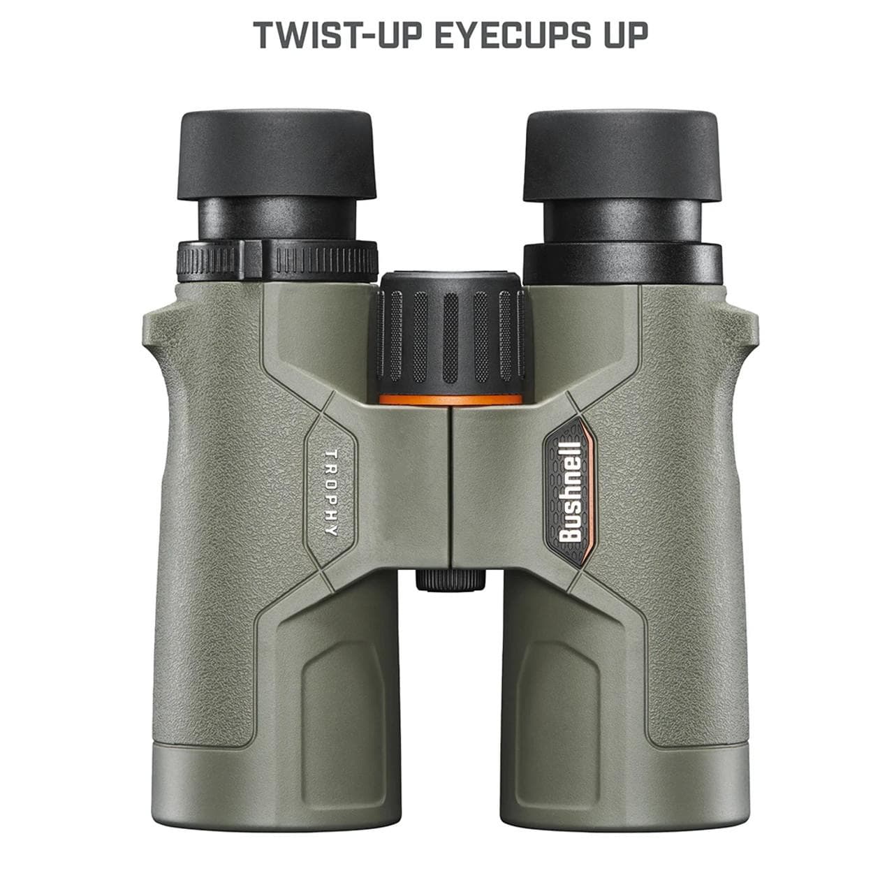 Bushnell Trophy Binocular 10x42mm BaK-4 Roof Prism Bone Collector Green