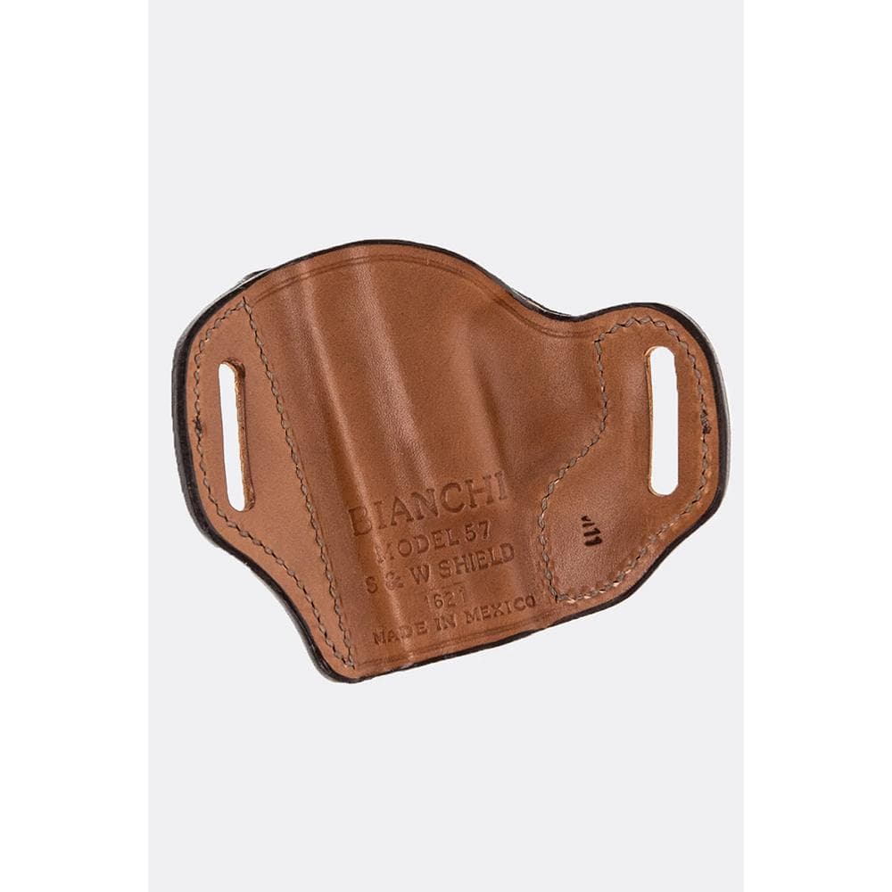Bianchi Remedy 57 Belt Slide Holster for Colt Gov't 1911 Plain Tan RH
