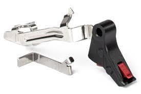 ZEV PRO FLAT FACE TRIGGER BAR KIT SMALL BLK/RED