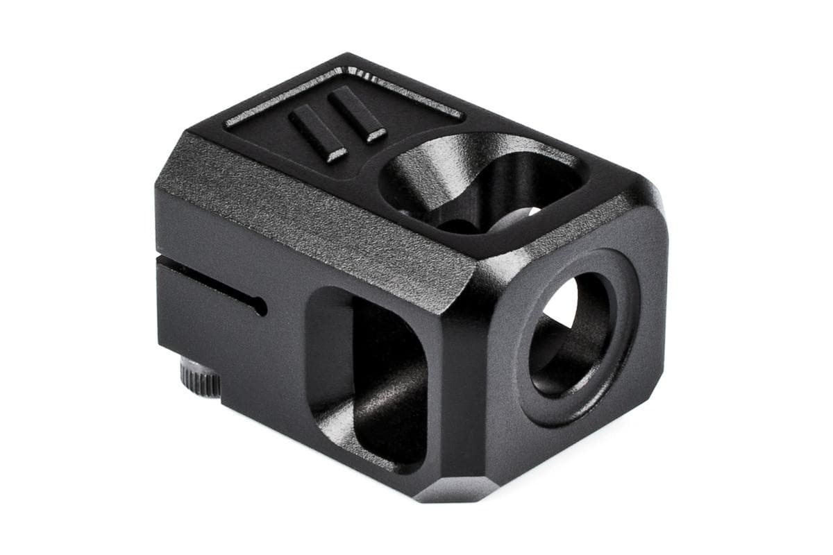 ZEV PRO COMPENSATOR V2 1/2X28 THREADING 9MM BLACK