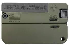 Trailblazer Firearms LifeCard .22 WMR Single Action Handgun Bazooka Green