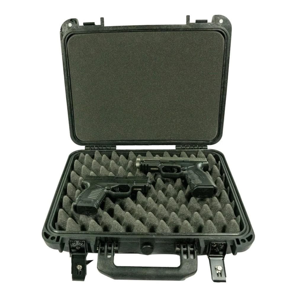 Boyt H15 Compact Double Handgun/Accessory Hard Case Black