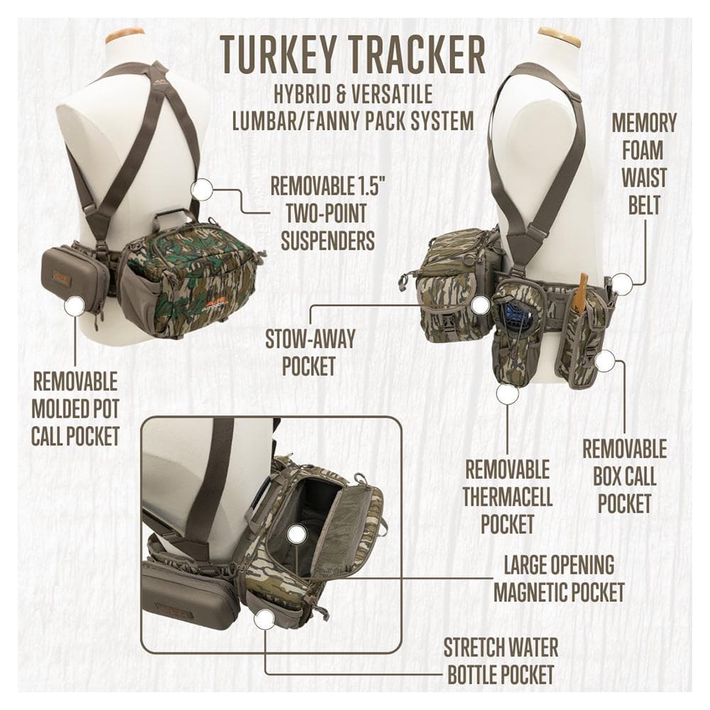 Alps Outdoorz Turkey Tracker Waist Pack Mossy Oak Greenleaf