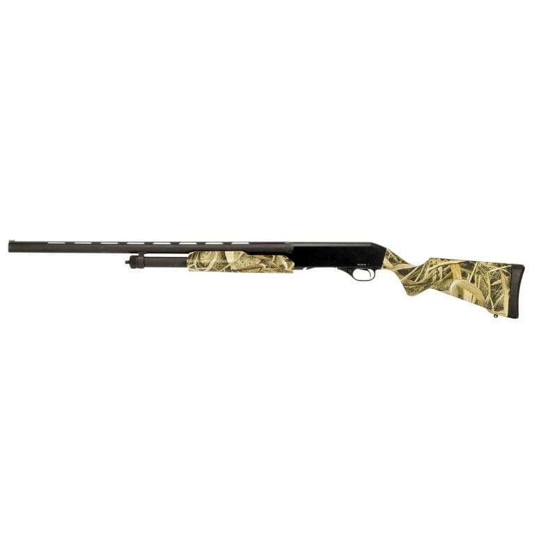 Savage Stevens 320 Field Grade Compact Shotgun 12ga 3" Chamber 5rd Capacity 26" Barrel Grass Blades Camo