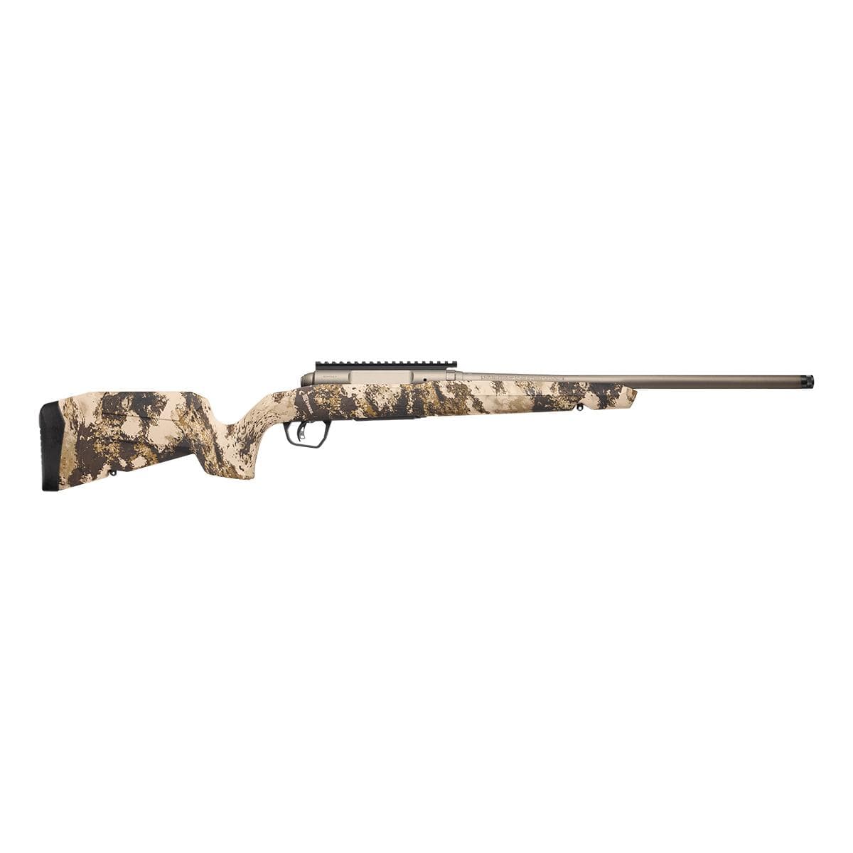 Savage Axis 2 Pro Western Camo Left Hand Rifle 6mm ARC 4rd Capacity 20" Fluted Threaded Barrel Synthetic Stock